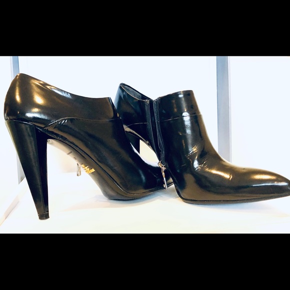 100 mm Prada Leather Booties - Picture 4 of 8